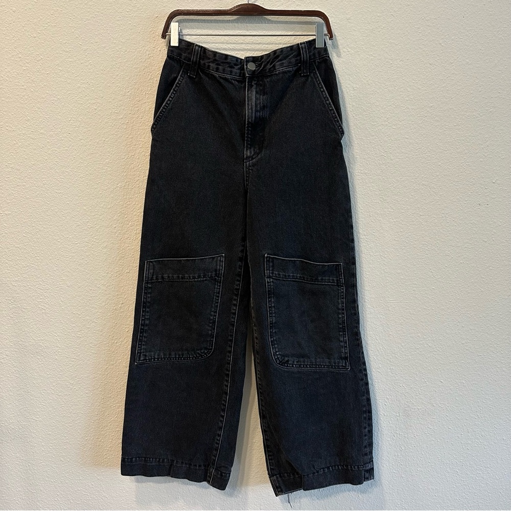 Zara Black Wide Leg Jeans
